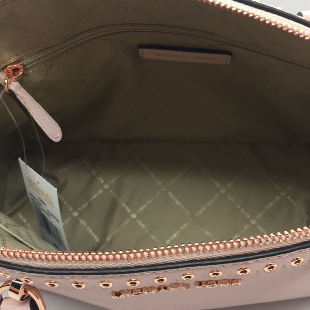 MICHAEL KORS EMMY LG DOME Satchel Bag Blossom - Picture 6 of 8